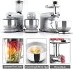 Nurxiovo 3 in 1 Stand Mixer, 850W 6.5QT Kitchen Food Mixer with Tilt-Head 6 Speed, Electric Standing Mixers with Dough Hook, Whisk, Beater
