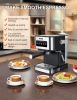 Espresso Machine with Milk Frother, 20 Bar Pump Pressure Coffee Machine, 1.5L/50oz Removable Water Tank