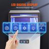 VEVOR Commercial Ice Maker, 130lbs/24H, Ice Maker Machine, 55 Ice Cubes in 12-15 Minutes
