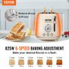 VEVOR Brushed Stainless Steel Toaster, 2 Slice, 825W 1.5'' Extra Wide Slots Toaster with Removable Crumb Tray 5 Browning Levels