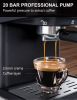 Espresso Machine with Milk Frother, 20 Bar Pump Pressure Coffee Machine, 1.5L/50oz Removable Water Tank