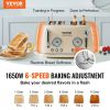 VEVOR Brushed Stainless Steel Toaster, 4 Slice, 1650W 1.5'' Extra Wide Slots Toaster with Removable Crumb Tray 5 Browning Levels