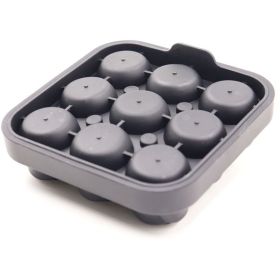 1pc; Frozen Ice Rose Mold; Food Grade Silicone Cork Block Ice Box Ice Cream Maker Household Grinder (Material: Food Grade Silicone, Color: black)