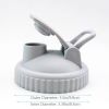 1pc Mason Jar Lids; Flip Cap Mason Jar Lids; 8.6cm/3.38in Inner Diameter Reusable With Pour Spout And Leak Proof Airtight Seal For Regular Mouth Mason